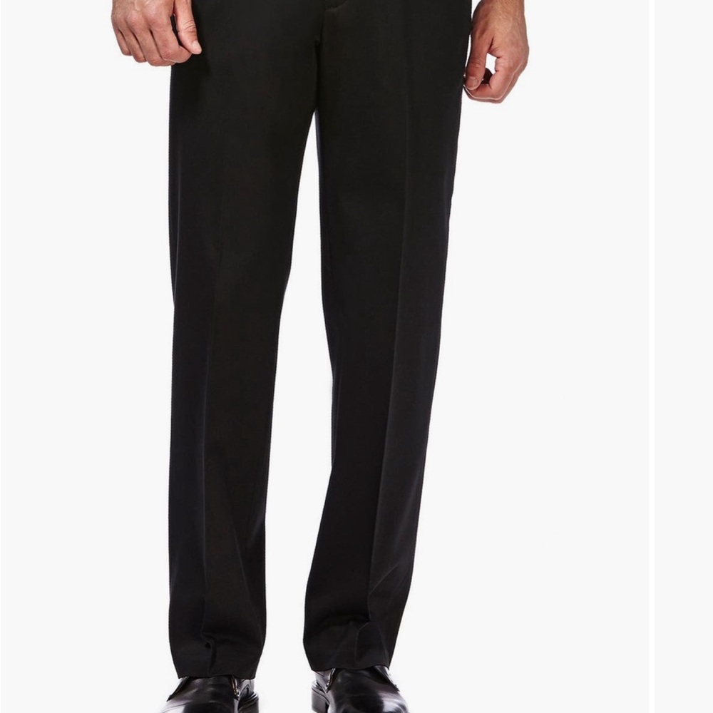 Haggar Men's Elegant Black Dress Pants - Picture 4 of 7